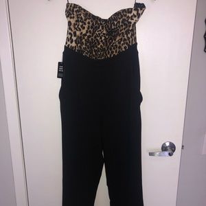 Express One-Piece Jumper Leopard & Black